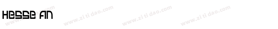 Hesse an字体转换